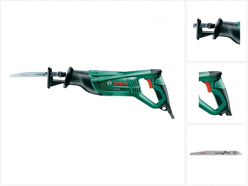 Bosch PSA 700 E Vratná píla Líščí chvost + 1 pílový list na Obrázok produktu 