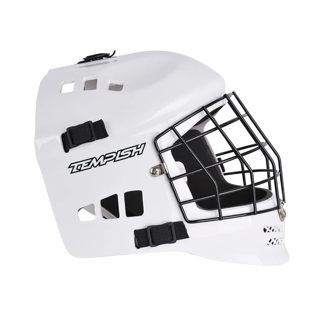 Masque floorball Tempish Hector Jr SR robuste et réglable en noir - 7