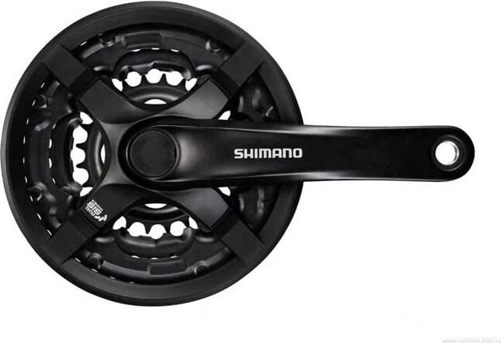 Shimano FC-TY501 170 mm 24T-34T-42T 4-Kant Riveted Produktbild 6
