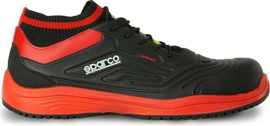 Sparco Legende S3 ESD SRC Sicherheitsschuhe, Farbe:Rot, Größe:45