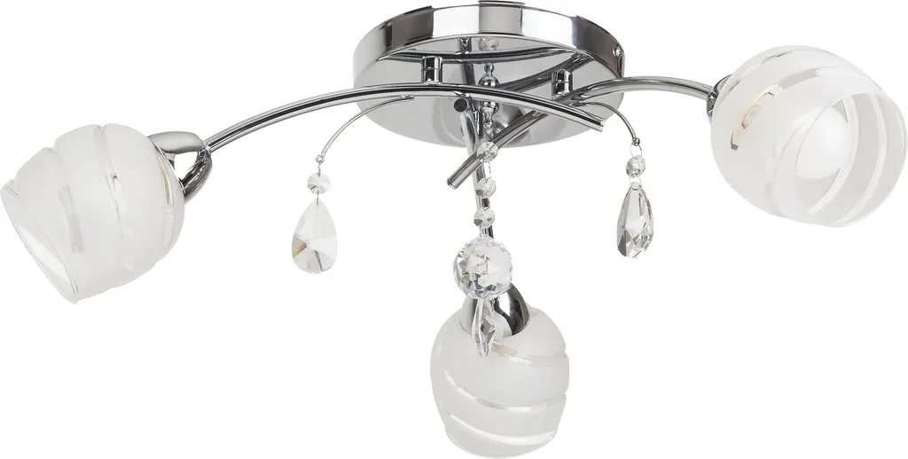Lampada Soffitto Rabalux 2621 Melissa Cromo 3xE14 | Montaggio Facile