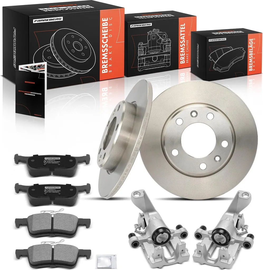 Système de Freinage Arrière Complet avec Étriers et Disques Peugeot 308 II