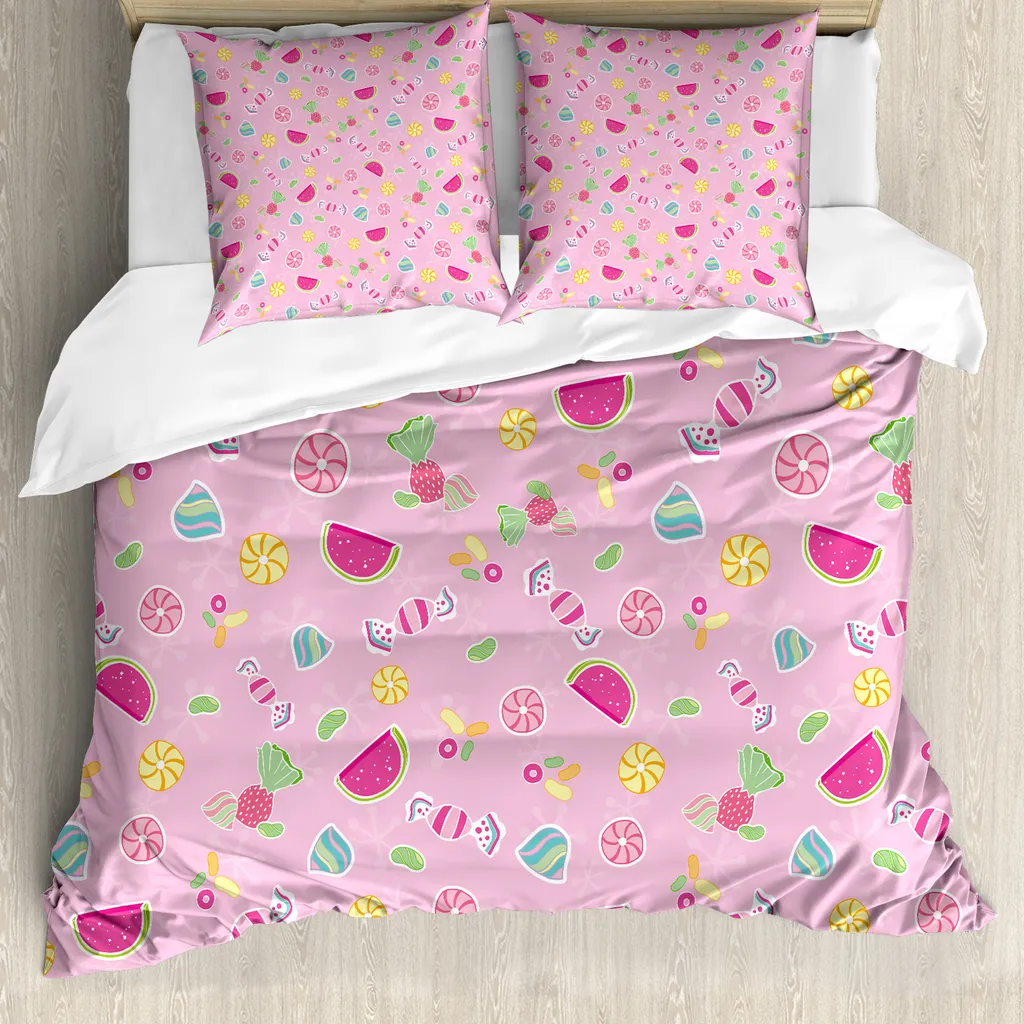Design Letto ABAKUHAUS 155x220: Copripiumino Dolciumi Chic Menta