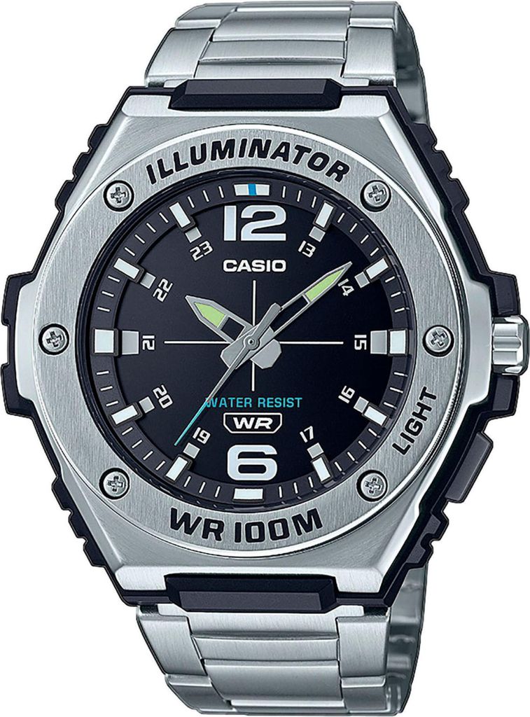 Casio Basis Stahl MWA-100HD-1AVEF: Analoog herenhorloge Productafbeelding 