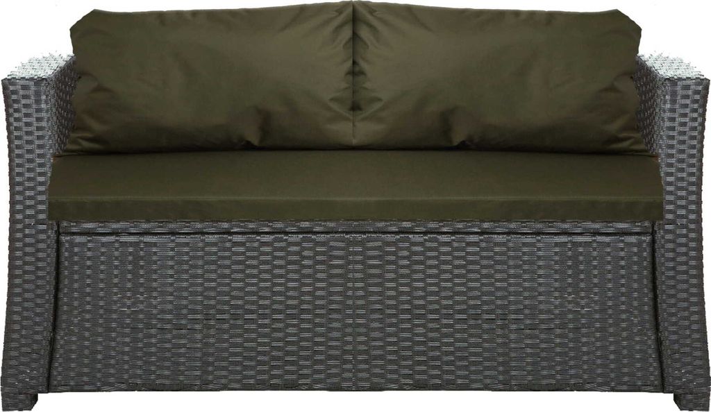 Cuscini per divano da giardino - Verde| Seduta 110x60x7, Immagine del prodotto 