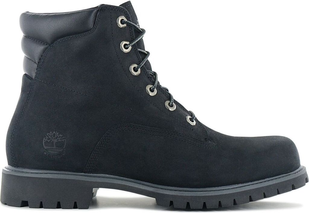 Timberland Alburn 6-Inch Boot WP Waterproof Boots - Herren Stiefel Leder Schwarz TB06939R-001 , EU 45.5 US 11.5