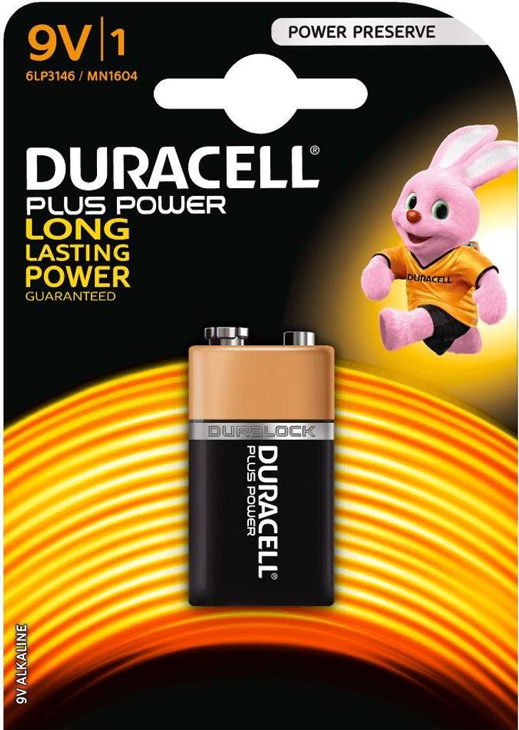 Duracell Plus Power 9V (mn1604/6lr61) K1 1 St