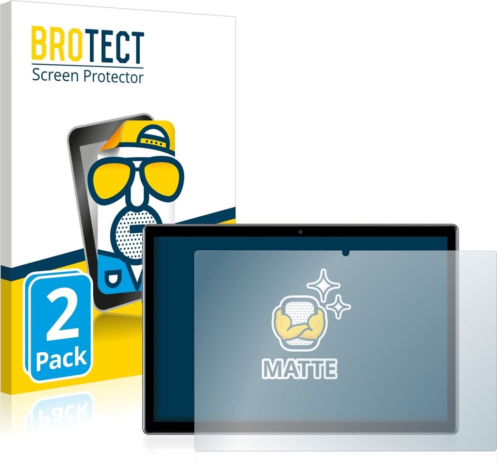 2x BROTECT Schutzfolie für Teclast P20HD Displayschutz Displayschutzfolie Folie Matt Entspiegelungsfolie