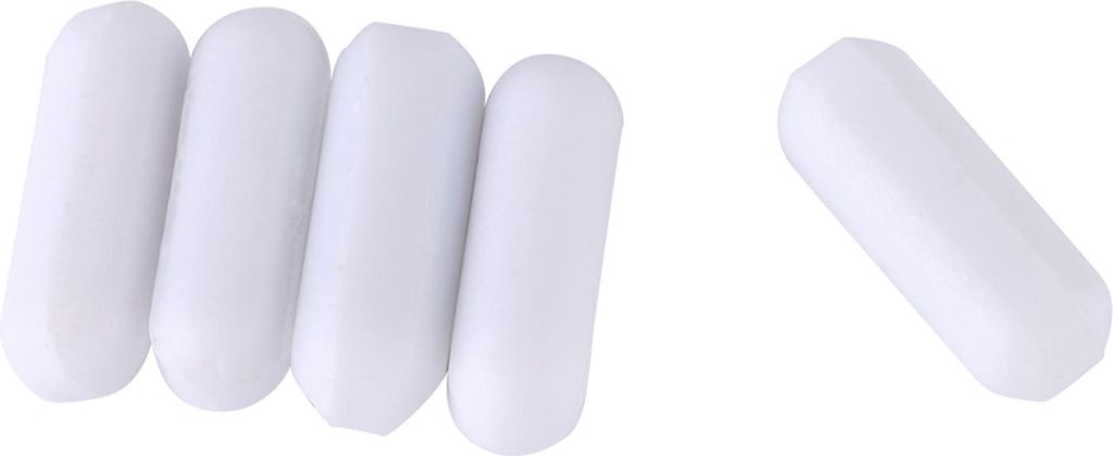 5 Stück Typ C weiße Farbe PTFE Rührstab Laborrührer Flohlaborspinner für Magnetmischer
