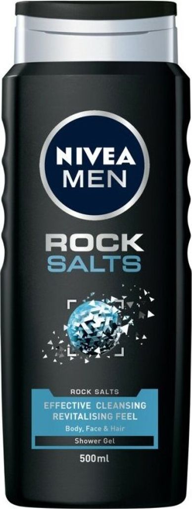 Nivea Men, el pod prysznic, Rock salt, 500 ml Zdjęcie produktu 