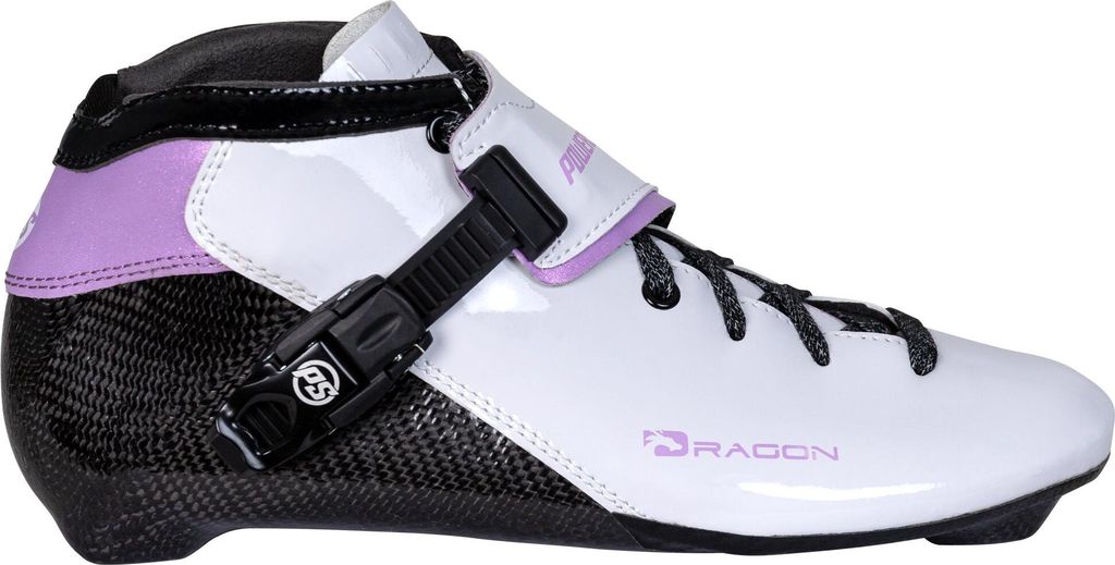 Powerslide Speedskate Dragon Boot in weiss, für Racing und Marathon, für Kinder, Damen und Herren