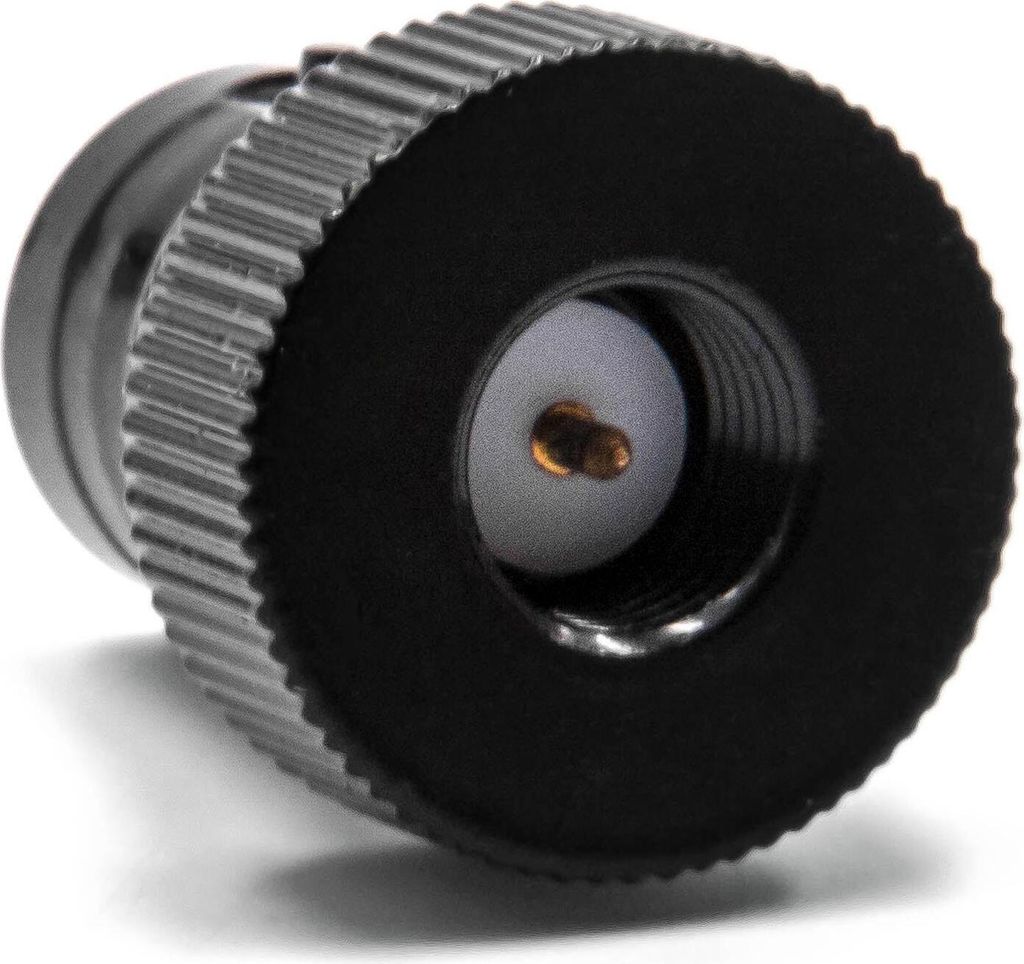 vhbw Antennenadapter kompatibel mit Wouxun KG-UV6D, KG-UV8D Funkgeräte - BNC Buchse auf SMA Stecker Adapter Schwarz