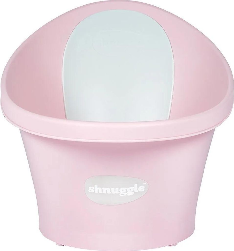 Shnuggle Babybadewanne mit Ablauf Rosa