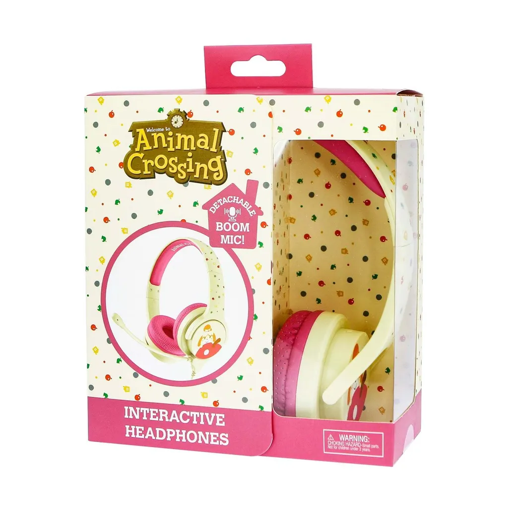 Casque Animal Crossing avec micro détachable Junior pour Switch et PC