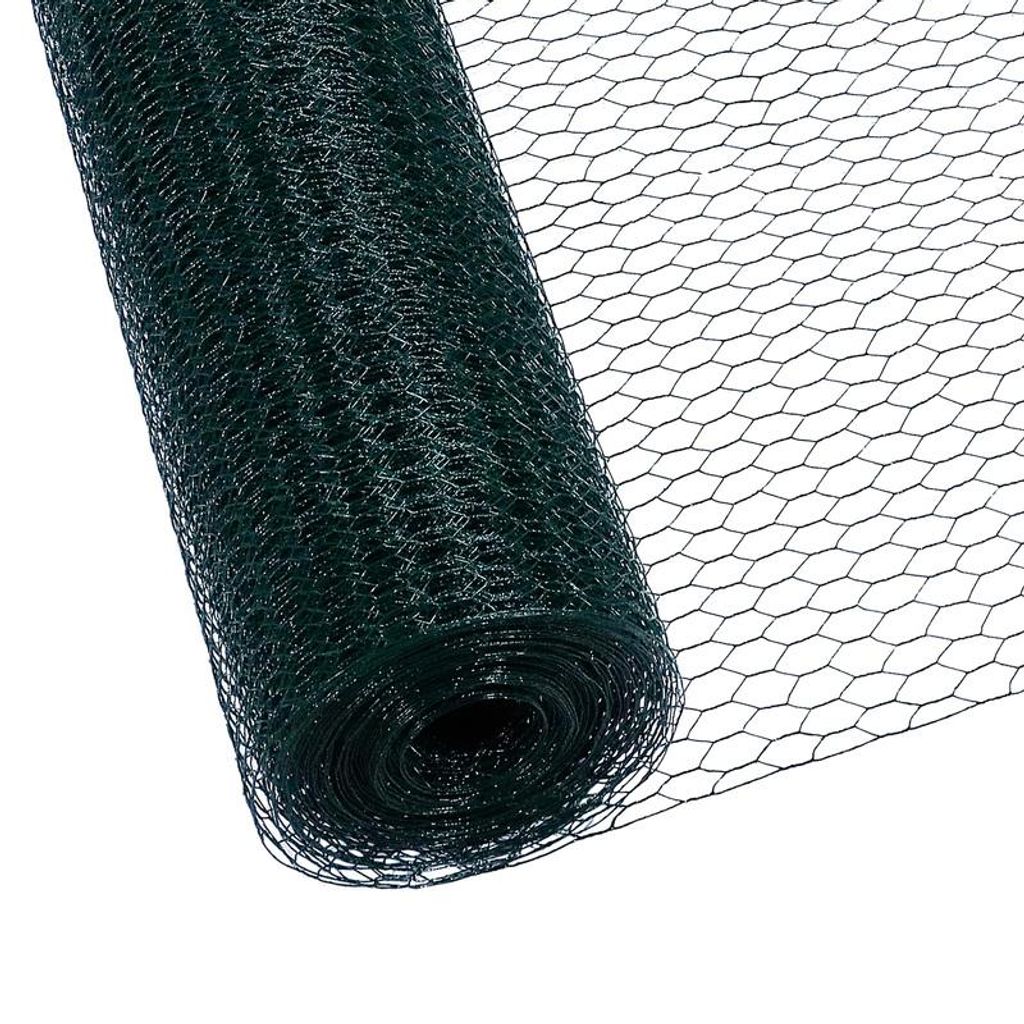 Hühnerzaun Geflügelnetz , Maschenweite 25 mm , Höhe 100 cm Produktbild 