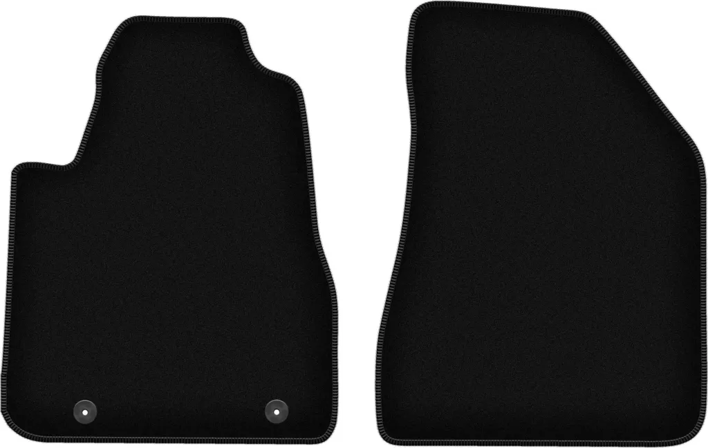 Tappetini Anteriori Velluto Nero per Lexus RX II 2003-2008 | Set 2 Pezzi