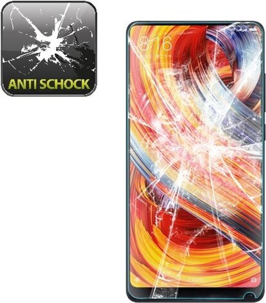3x Panzerfolie für Xiaomi Mi Mix 2 ANTI-SCHOCK Displayschutzfolie MATT