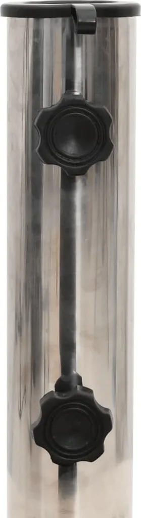 Supporto per ombrellone granito 30 kg rotondo nero - 6