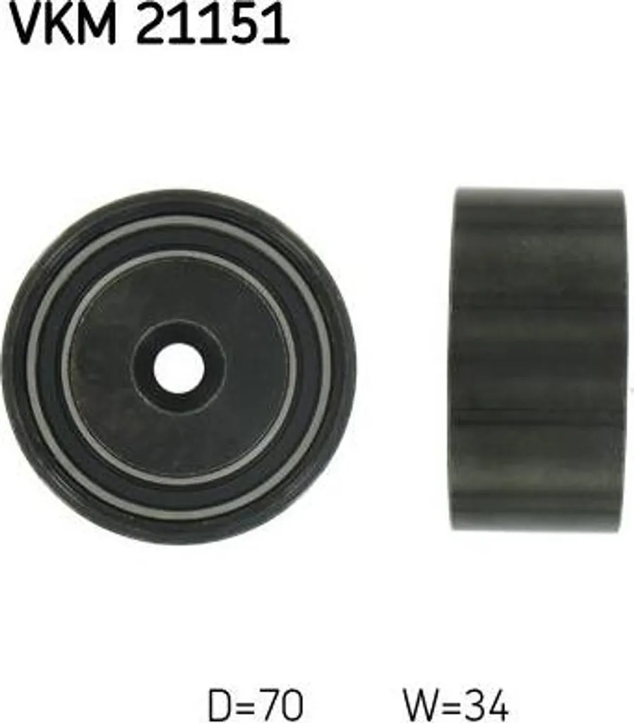 SKF VKM 21151 Rouleau de renvoi courroie crantée pour Audi A4 A6 et A8