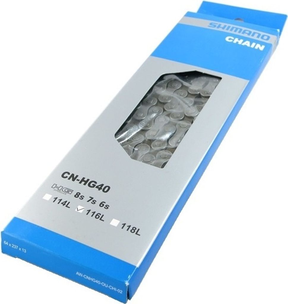 Łańcuch Shimano CN-HG40 pakowany 116 ogniw ECNHG40116Q Zdjęcie produktu 8