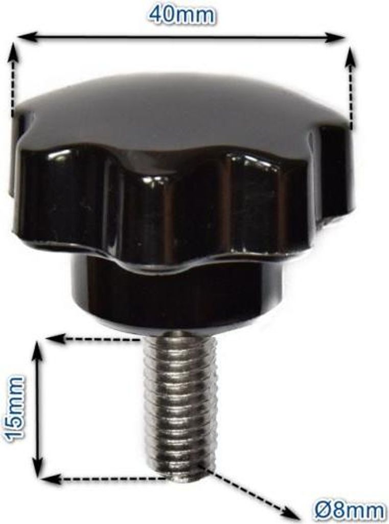 Sternschraube M8 x 15 mm