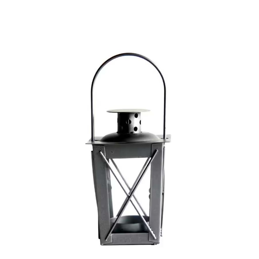 Esschert Design Mini-Laterne Grau XS 11,5 cm für Teelichter Produktbild 1