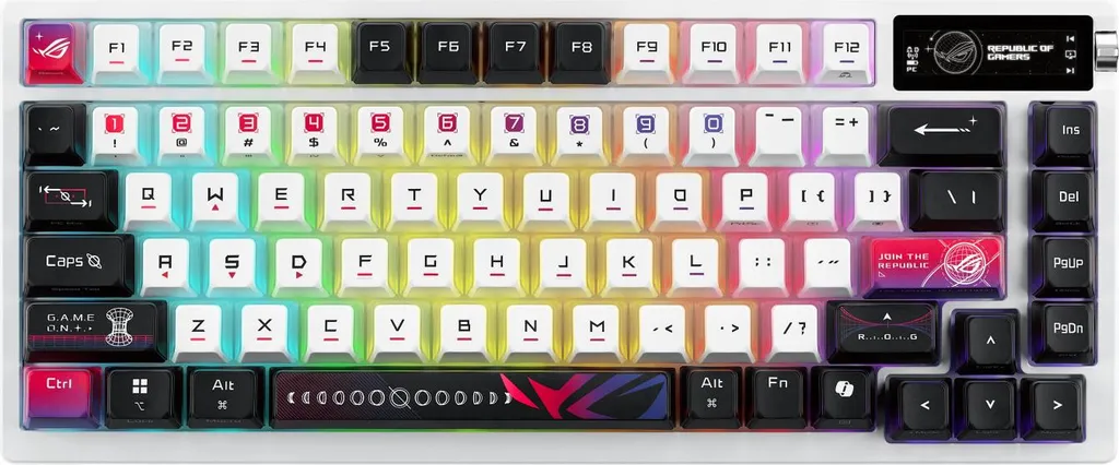 Clavier ASUS ROG Azoth X Bluetooth et RF 2.4GHz Switch Mécanique LED RGB