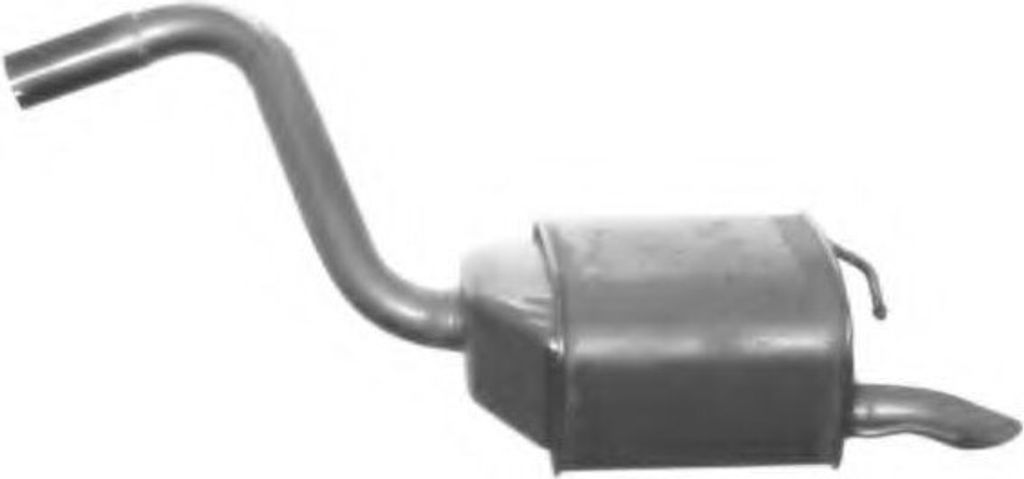 VEGAZ FS-548IMA Endschalldämpfer für FORD MONDEO III Kombi (BWY) Auspuff