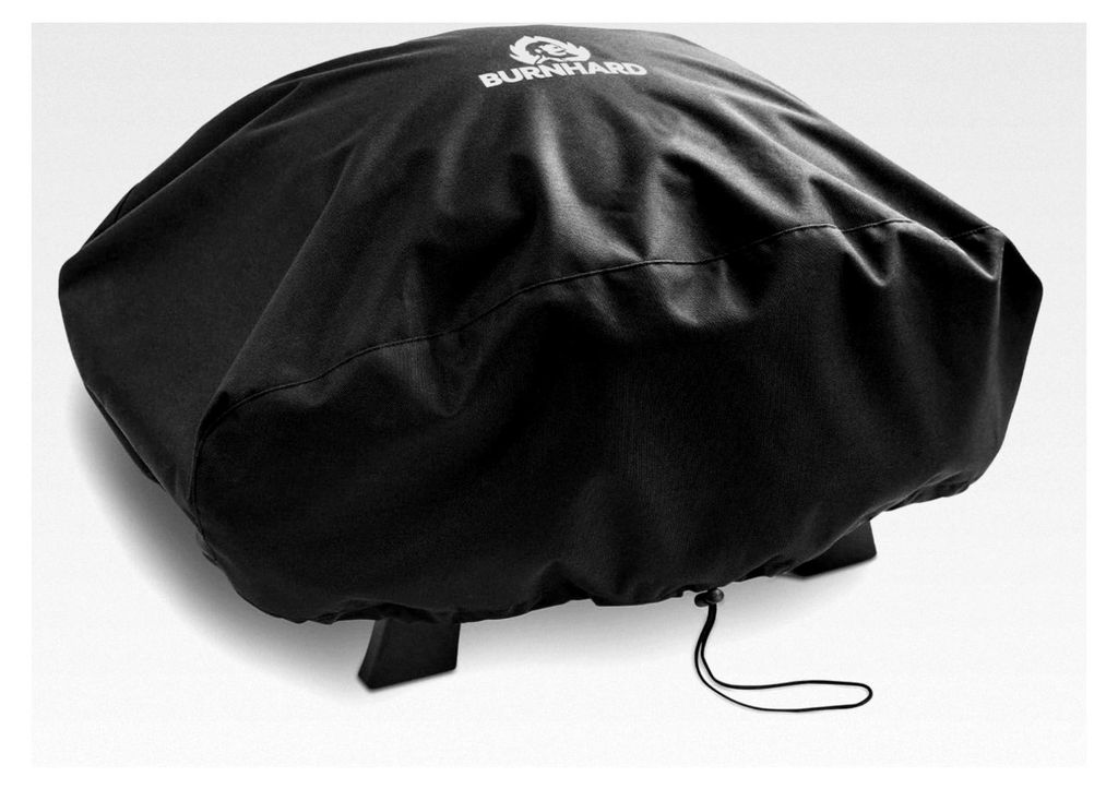 Wasserdichte Abdeckhaube für tragbaren 2-Brenner Gasgrill Wayne, UV-beständige Grillabdeckung, winterfeste Abdeckplane, schwarze BBQ-Schutzhülle...