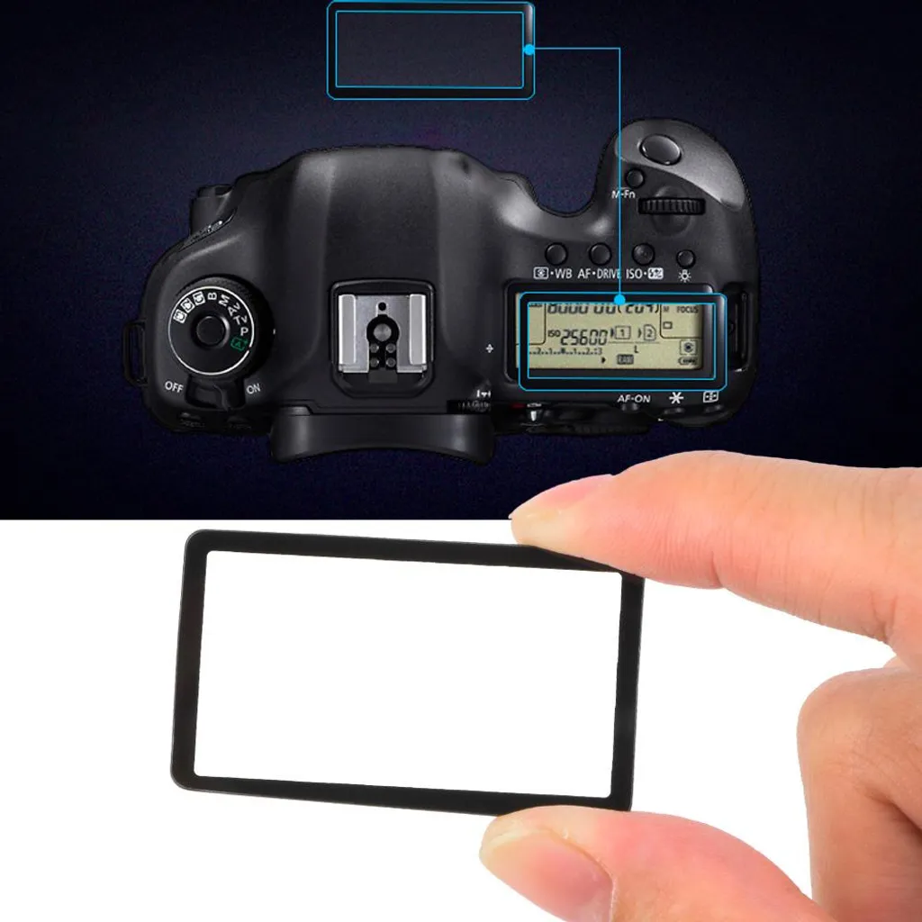 Protezione Outdoor Nikon D7500 D750 - Vetro Acrilico Display Superiore - 5