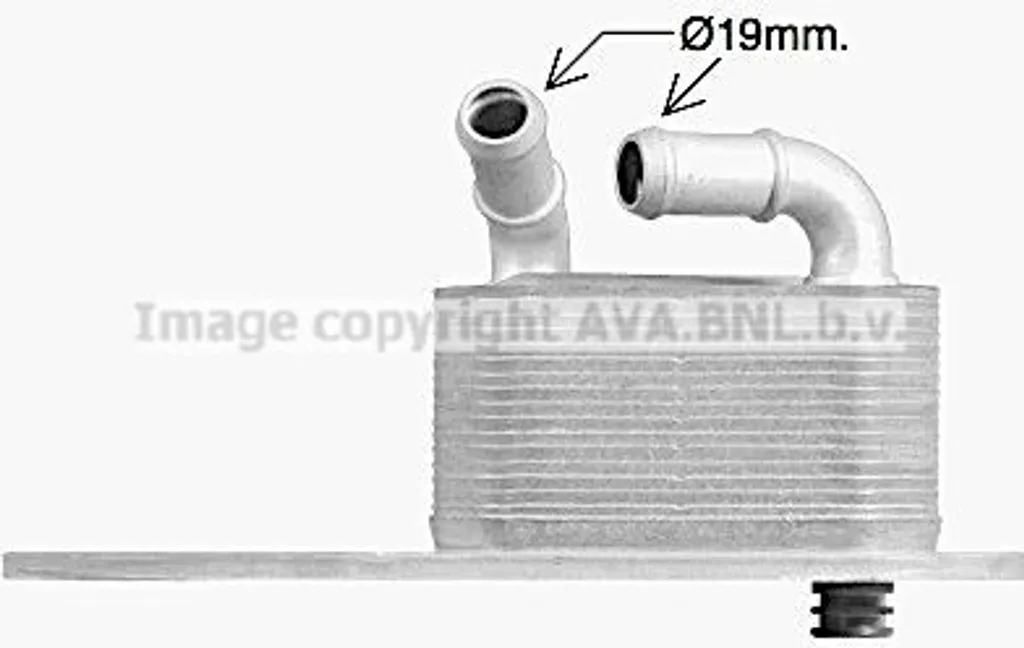 Refroidisseur d'huile PRASCO en aluminium renforcé OE 2011393 Ford