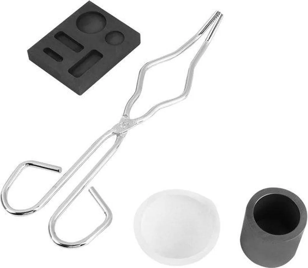 Kit de creusets en graphite 4 pièces pour fusion d'or et argent pur