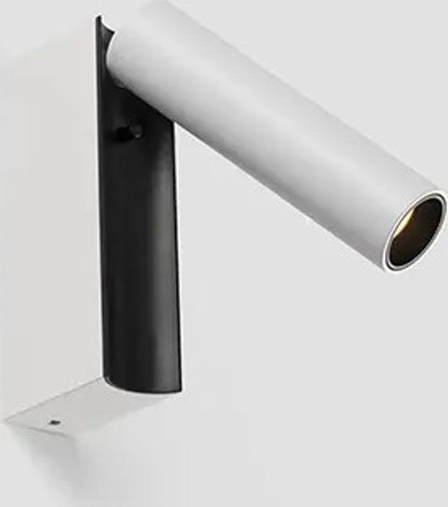 CRONOS verstellbarer weißer Wandleser mit Schalter 62750