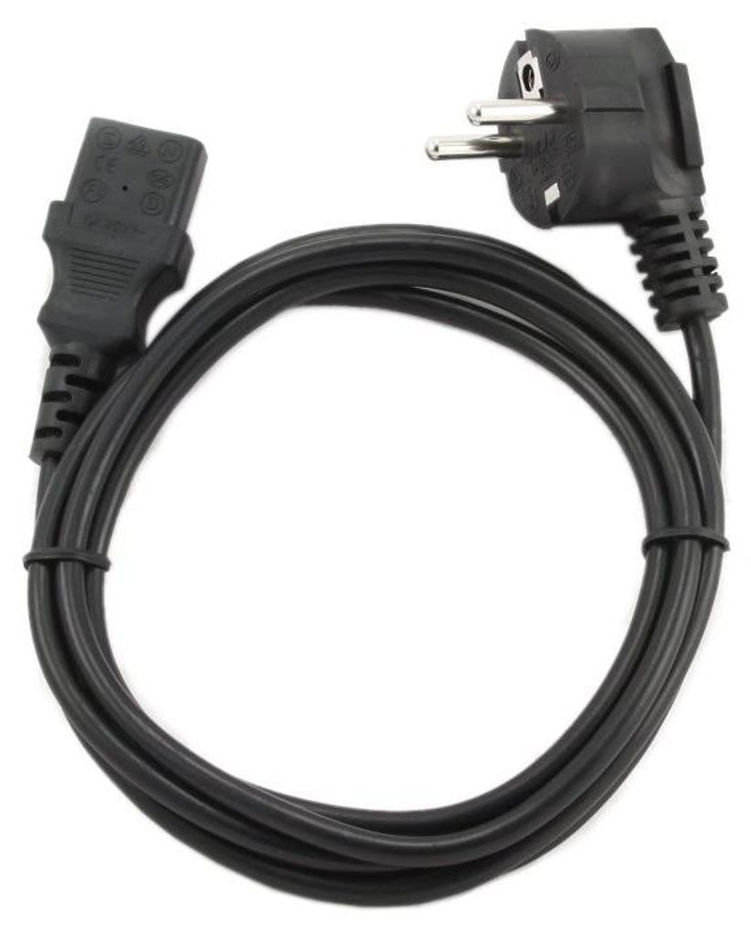 Gembird PC-186 Stromkabel Schwarz 1 8 m CEE7/4 C14-Koppler Produktbild 
