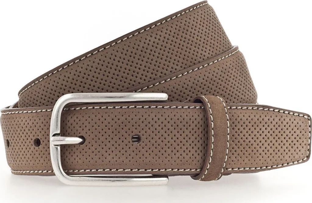 Vanzetti Pelle Cintura W90 Camel Marrone Chiaro - Vera Pelle 33mm