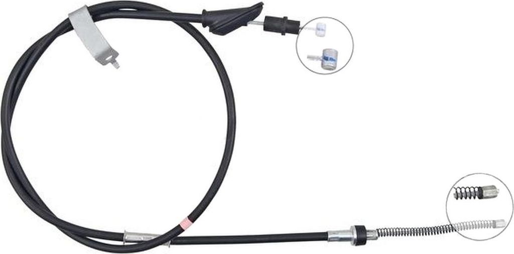 Seilzug Feststellbremse 1.620 mm Trommelbremse A.B.S. für MITSUBISHI SPACE