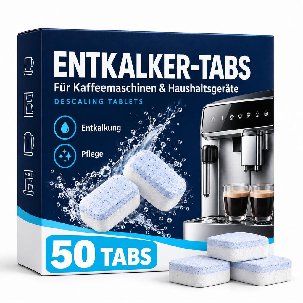 3-in-1 Entkalker für Kaffeevollautomaten & Kaffeemaschinen Produktbild 