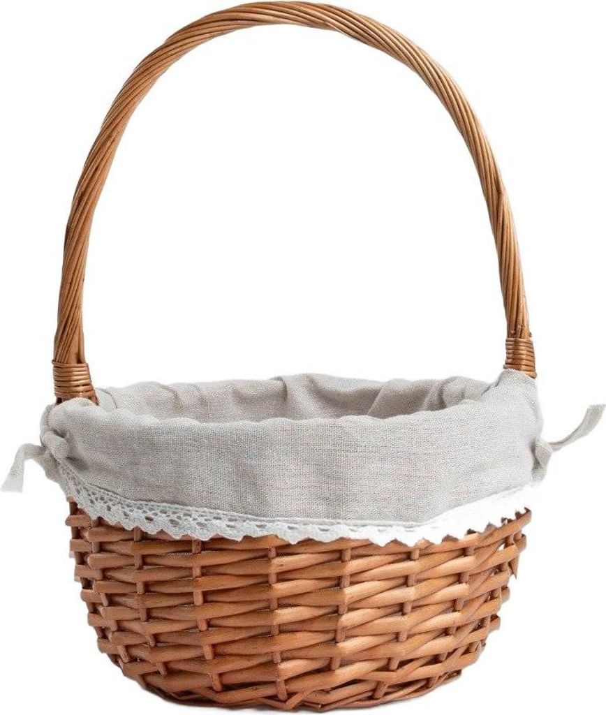 HOMLA CARELLO cestino in vimini medio 25 cm Immagine del prodotto 