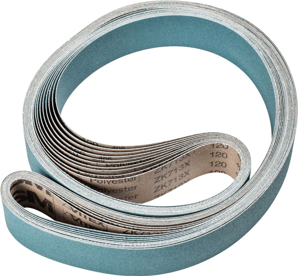 PFERD TOOLS Zirkon Schleifband BA 50x2000mm Z120 für hohen Abtrag mit Bandschleifer