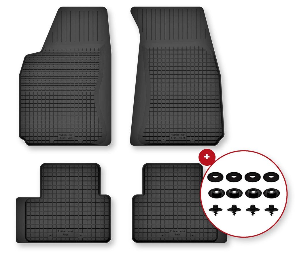 Rubberen automatten voor Honda CR-Z 2010-2016 (coupé) – Productafbeelding 