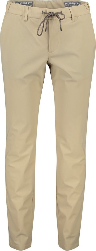 Alberto Chino mit elastischem Bund beige Mover Slim Fit