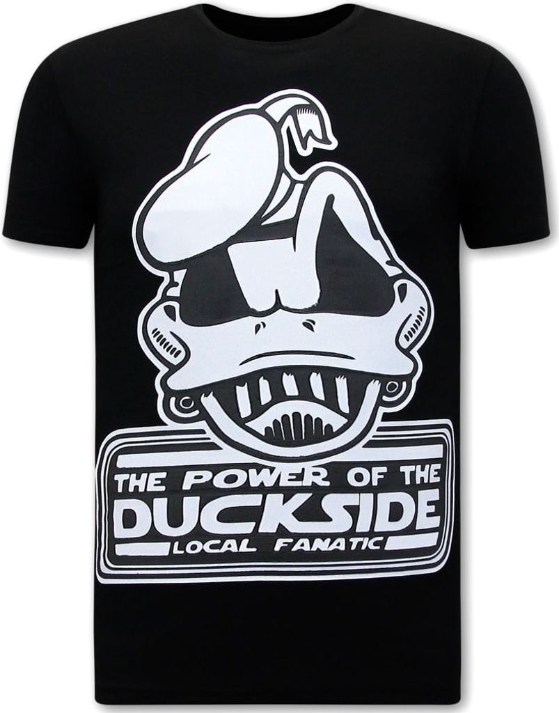S Mit Print DuckSide Schwarz - XXL