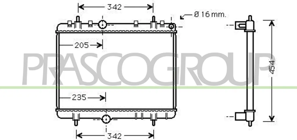 Réparer Fuite Radiateur Moteur 1330F5 pour Citroën C4 C5 et Peugeot 308