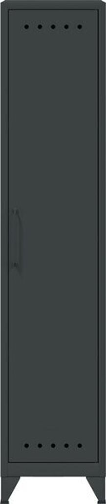 BISLEY Stahlschrank Fern Locker FERLOC3S634 anthrazitgrau 38,0 x 51,0 x 180,0 cm, aufgebaut