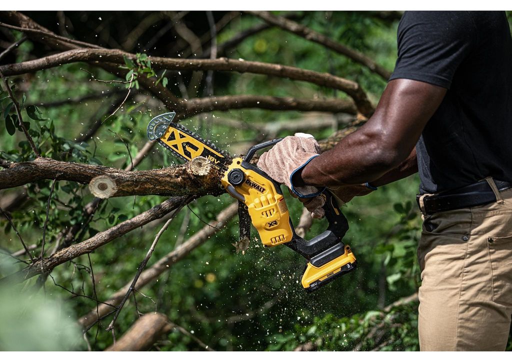 DeWALT DCMPS520N-XJ - Akumulátorová vyvetvovacia píla (18 Obrázok produktu 