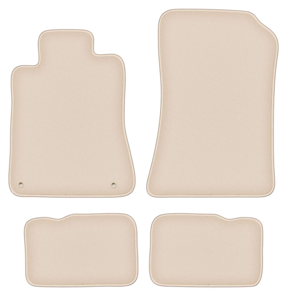 Tapis de sol velours PREMIUM beige compatibles avec Image du produit 