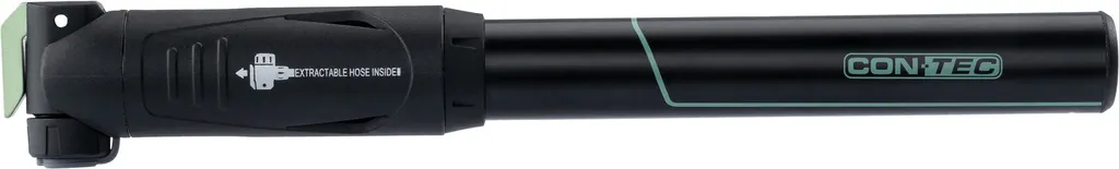 Mini-pompe CONTEC Ct Air Support Flex noir et vert pour vélo de route