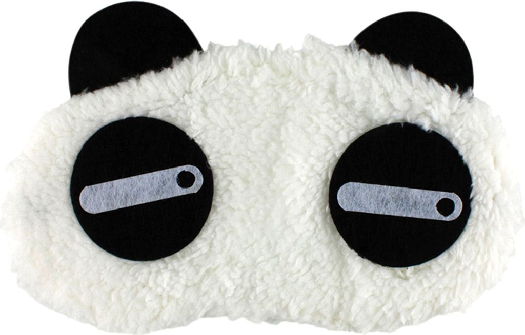 Sneaky Panda, Flauschige Schlafmaske für Reisen und Entspannung