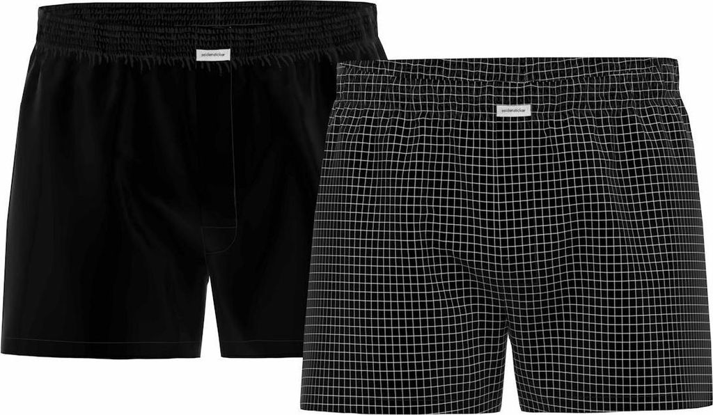 Seidensticker Boxershorts 4er Pack black 8