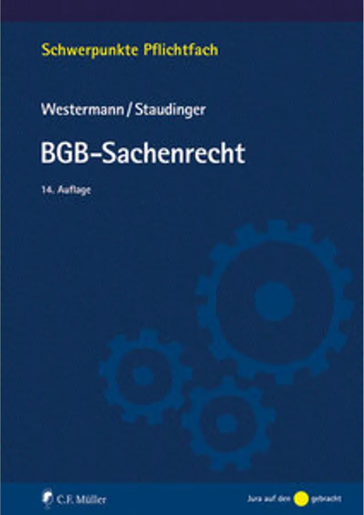 Livre BGB Sachenrecht guide du droit des biens allemand pour examen
